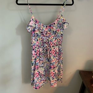 floral summer romper